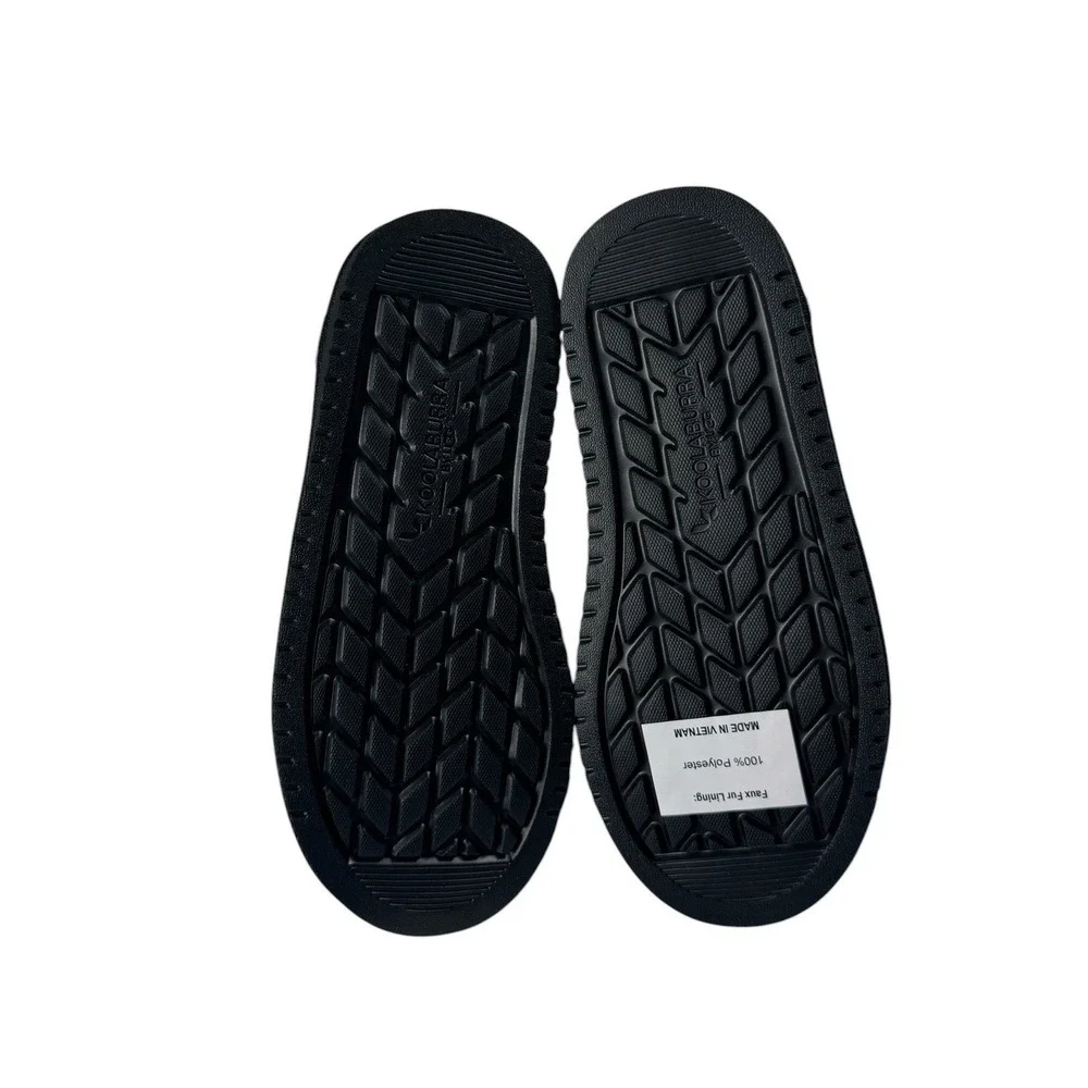 Koolaburra UGG Koola Ultra Mini Black Suede Boots Size 1 Kids 1167971K K/BLK NEW